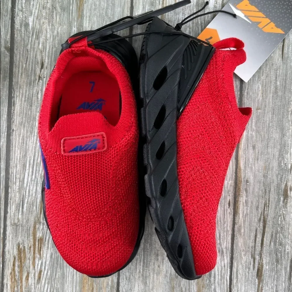 Baby Toddler Honeycomb Slip On Knit Sneakers Shoes Size 7
